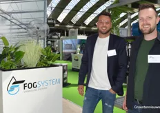 Jordy van den Berg and Alex Lodewijk (JB Groep) focused on fogging at GreenTech.